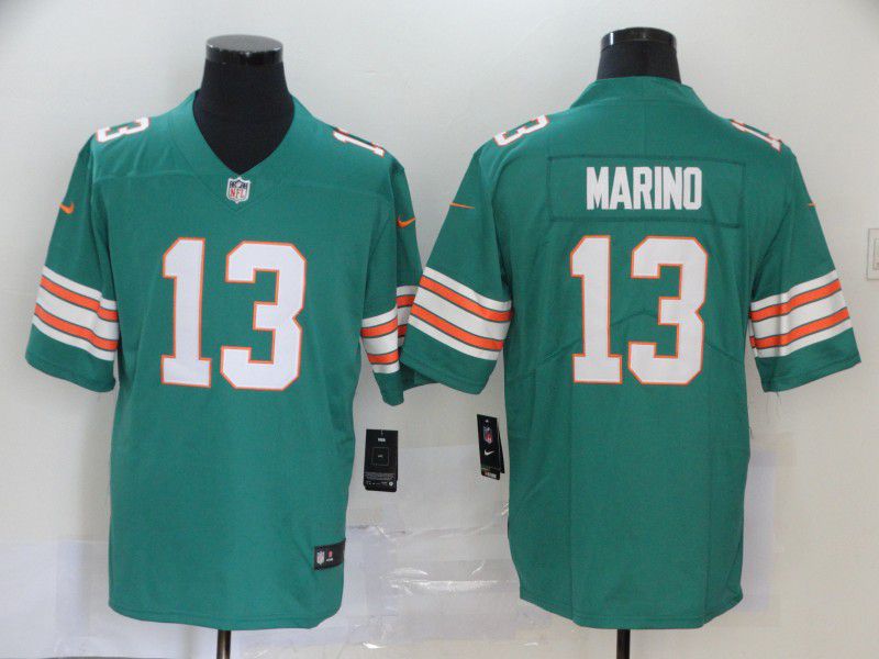 Men Miami Dolphins #13 Marino Green Nike Vapor Untouchable Limited NFL Jerseys